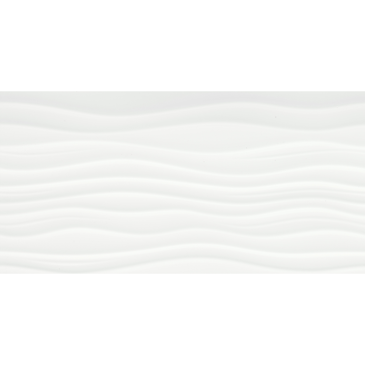 Jazz Ripple Glossy Ceramic Tile in White, 12x24 inches, glossy finish, perfect for wall applications